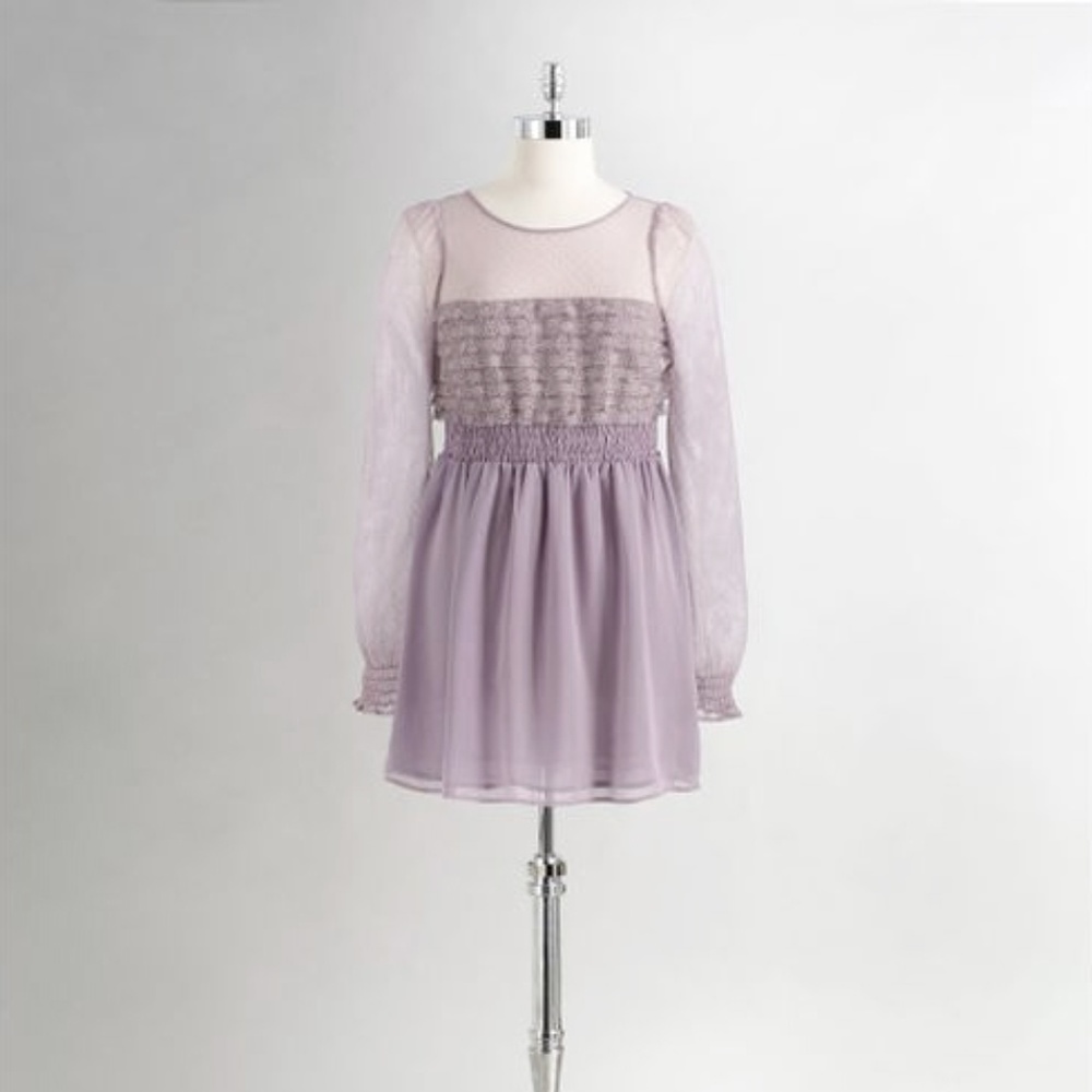 FREE PEOPLE Lavender Lace Dress